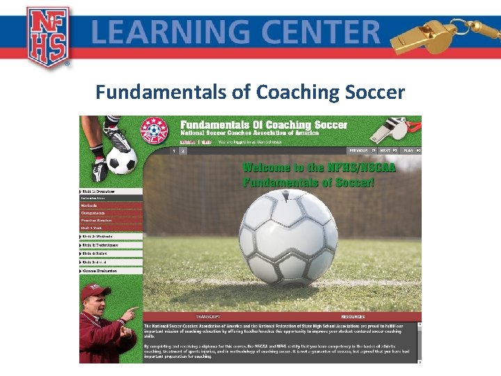 Fundamentals of Coaching Soccer 
