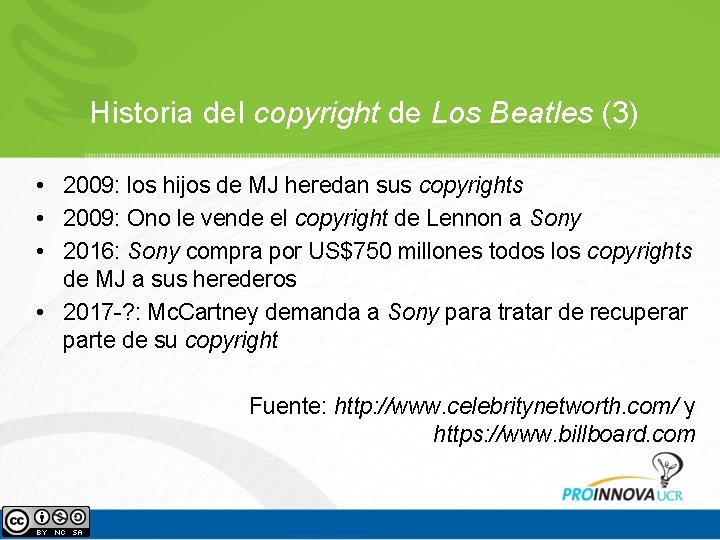 Historia del copyright de Los Beatles (3) • 2009: los hijos de MJ heredan Historia del copyright de Los Beatles (3) • 2009: los hijos de MJ heredan