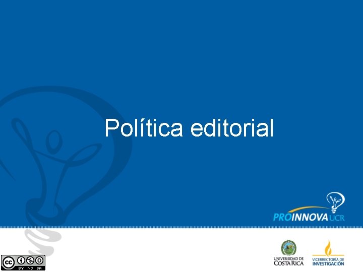Política editorial Política editorial