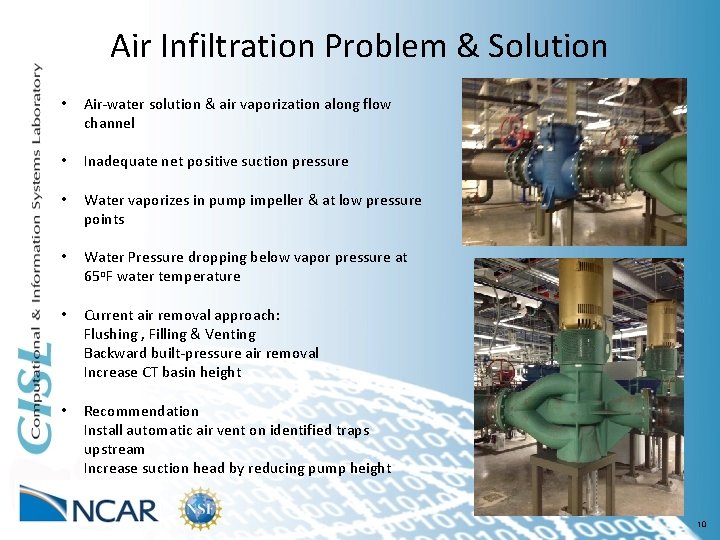 Air Infiltration Problem & Solution • Air-water solution & air vaporization along flow channel