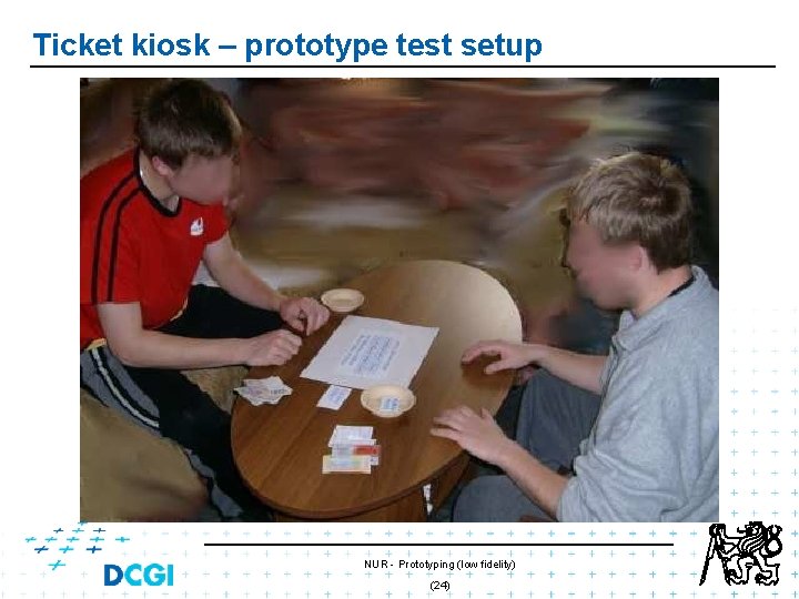 Ticket kiosk – prototype test setup NUR - Prototyping (low fidelity) (24) Ticket kiosk – prototype test setup NUR - Prototyping (low fidelity) (24)
