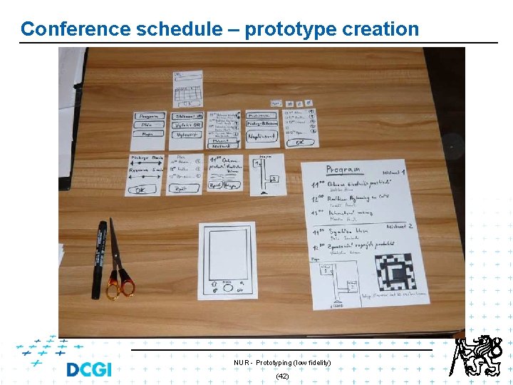Conference schedule – prototype creation NUR - Prototyping (low fidelity) (42) Conference schedule – prototype creation NUR - Prototyping (low fidelity) (42)