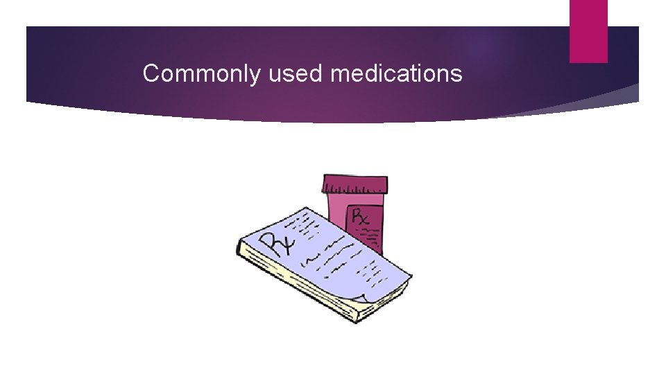 Commonly used medications 