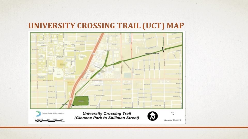 UNIVERSITY CROSSING TRAIL (UCT) MAP 