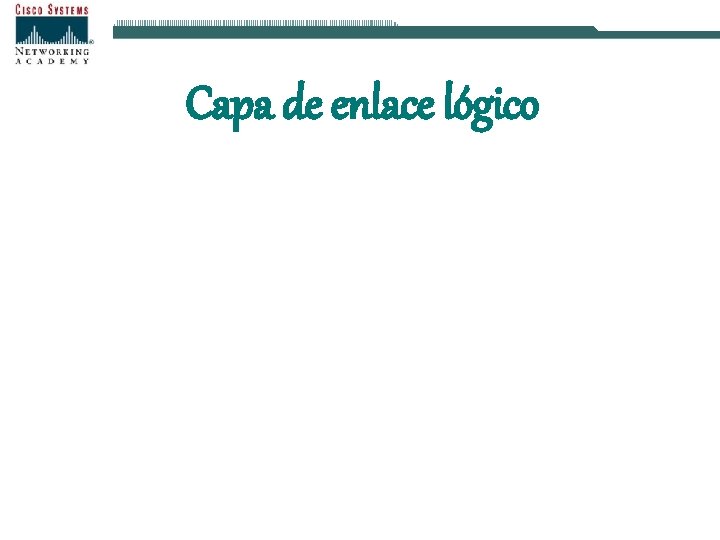 Capa de enlace lógico 