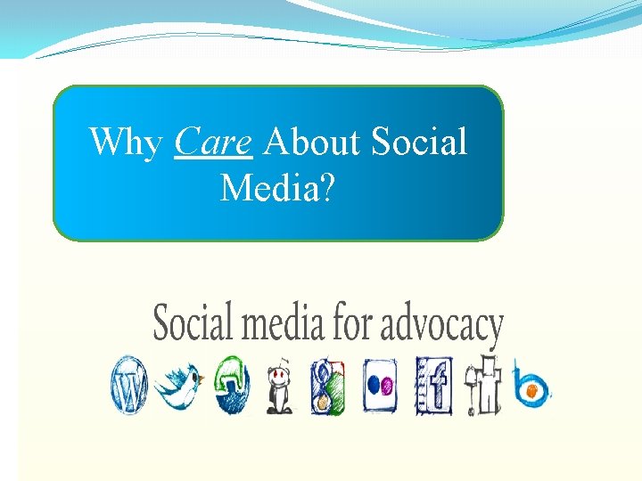Why Care About Social Media? 