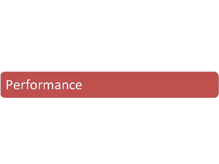 Performance 