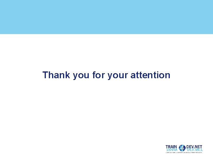 Thank you for your attention 