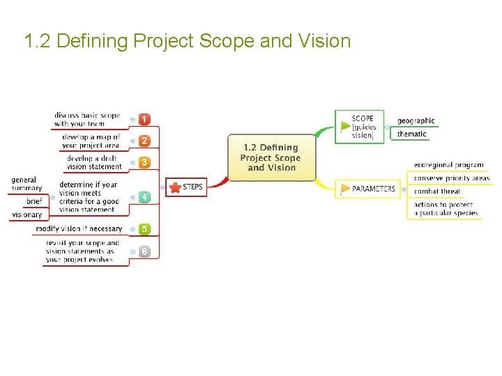 1. 2 Defining Project Scope and Vision 