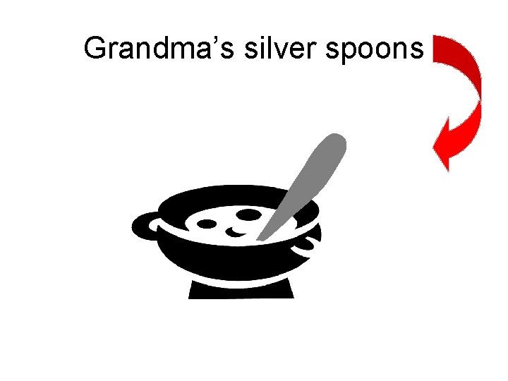 Grandma’s silver spoons 