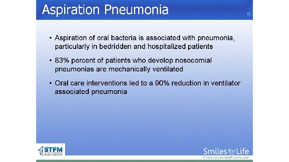 Aspiration Pneumonia 15 
