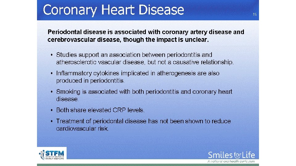 Coronary Heart Disease 19 