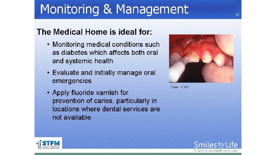 Monitoring & Management Photo: ICOHP 26 