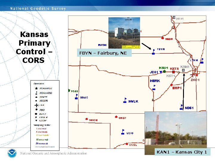 Kansas Primary Control – CORS FBYN – Fairbury, NE KAN 1 – Kansas City