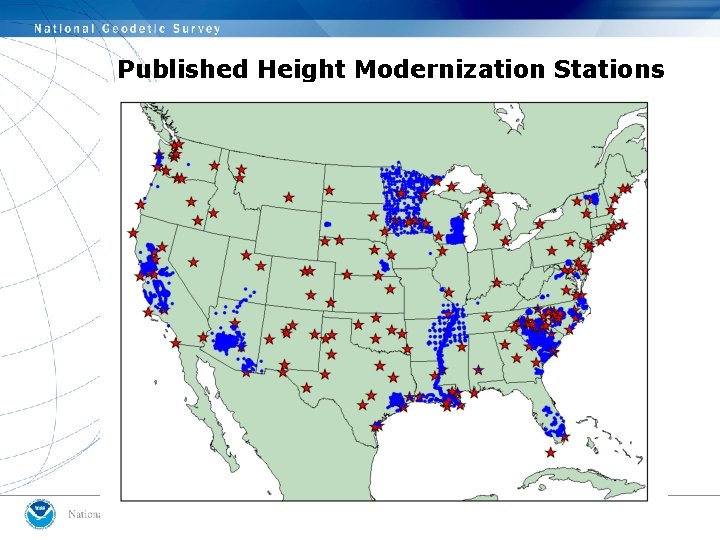 Published Height Modernization Stations 