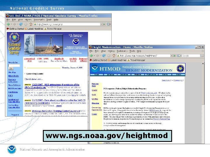 www. ngs. noaa. gov/heightmod 