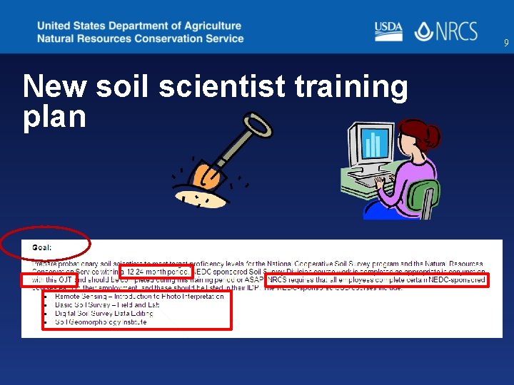 9 New soil scientist training plan 