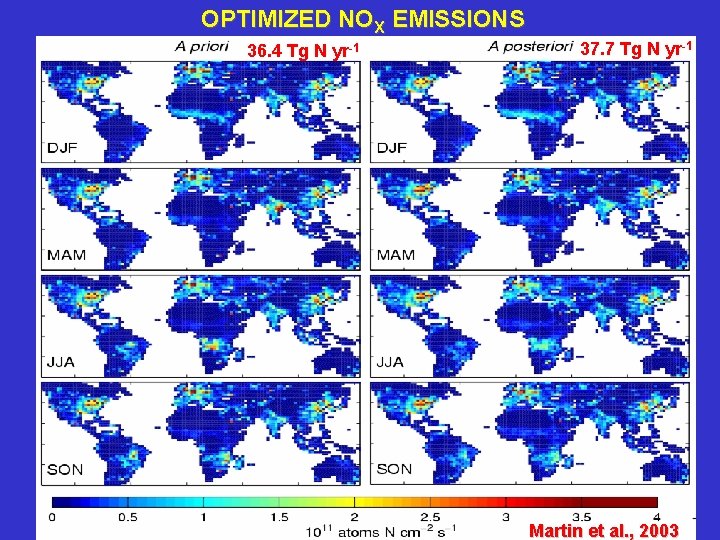 OPTIMIZED NOX EMISSIONS 36. 4 Tg N yr-1 37. 7 Tg N yr-1 Martin