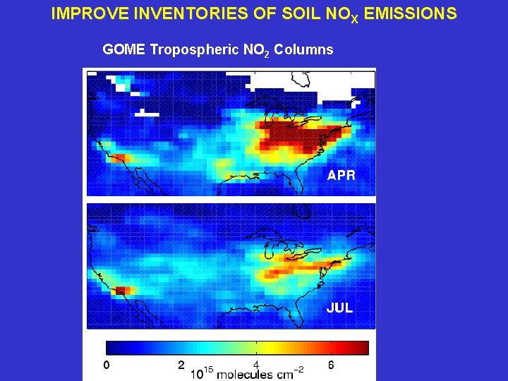 IMPROVE INVENTORIES OF SOIL NOX EMISSIONS GOME Tropospheric NO 2 Columns 