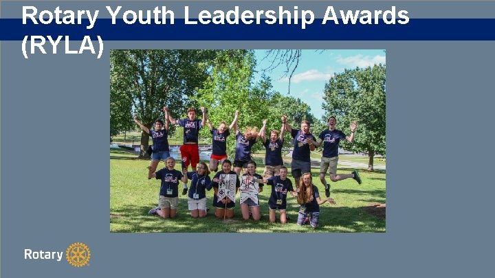 Rotary Youth Leadership Awards (RYLA) 