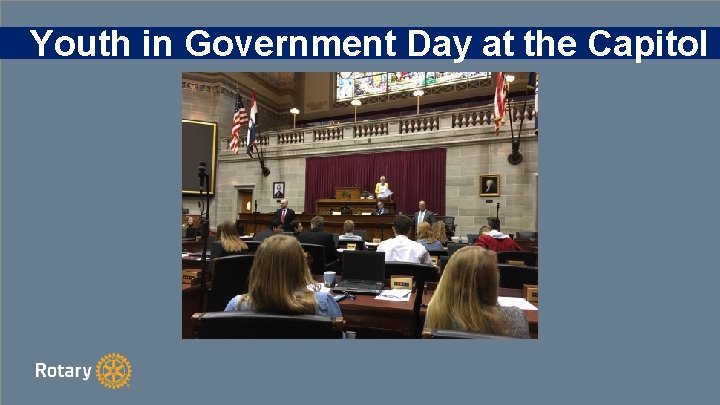 Youth in Government Day at the Capitol 