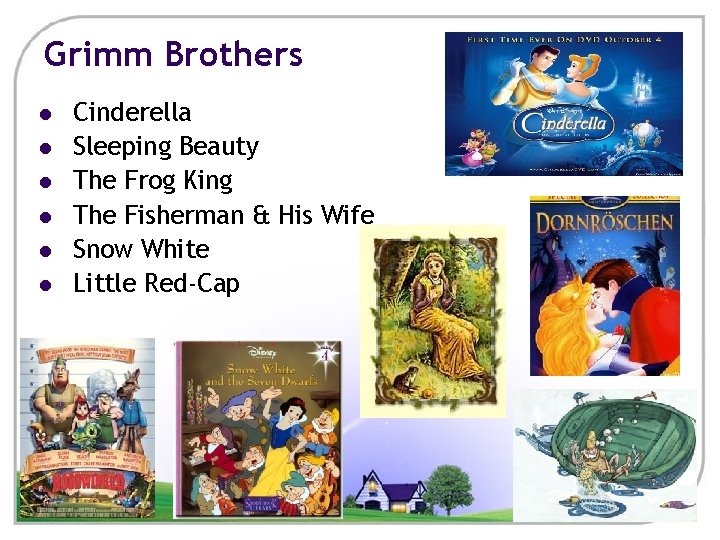 Grimm Brothers l l l Cinderella Sleeping Beauty The Frog King The Fisherman &