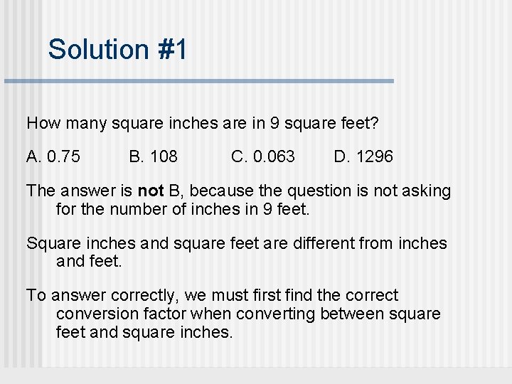 Part 3 Module 6 Units of Measure in