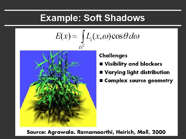 Example: Soft Shadows 