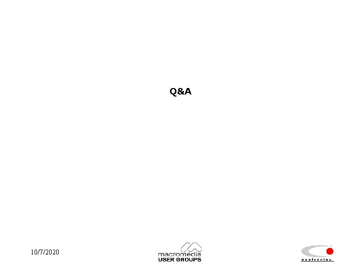 Q&A 10/7/2020 12 