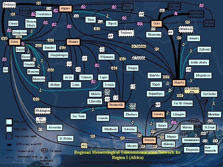 64 Toulouse 2. 4 Madrid Western Sahara Canary 0. 05 34. 8 0. 05