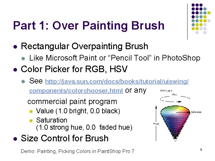 Part 1: Over Painting Brush l Rectangular Overpainting Brush l l Like Microsoft Paint