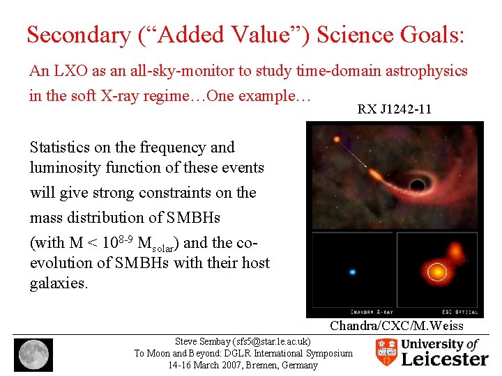 Secondary (“Added Value”) Science Goals: An LXO as an all-sky-monitor to study time-domain astrophysics