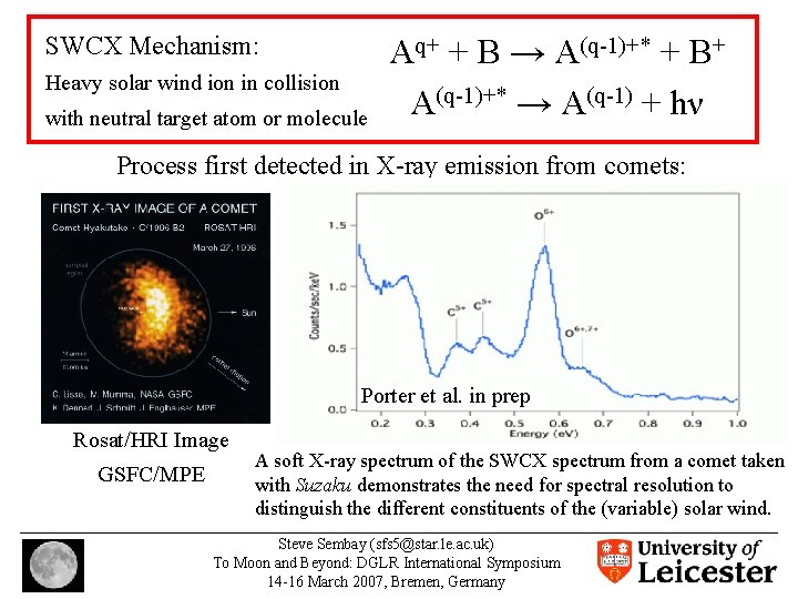 SWCX Mechanism: Heavy solar wind ion in collision with neutral target atom or molecule