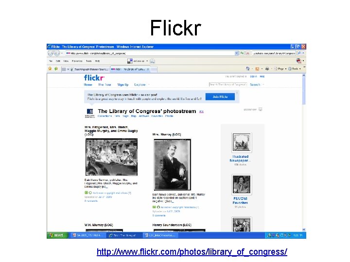 Flickr http: //www. flickr. com/photos/library_of_congress/ 