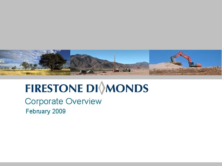 Corporate Overview February 2009 