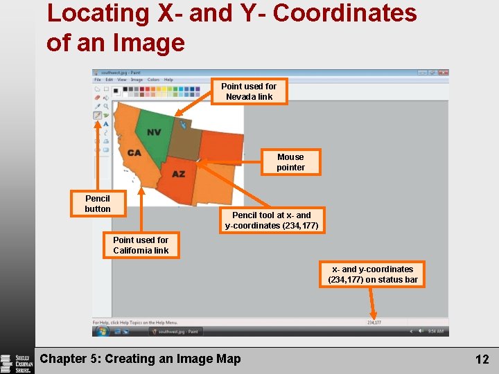 Locating X- and Y- Coordinates of an Image Point used for Nevada link Mouse Locating X- and Y- Coordinates of an Image Point used for Nevada link Mouse