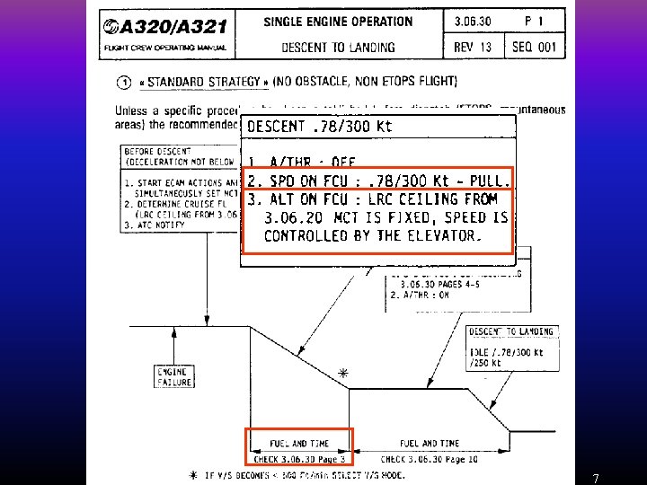 Single engine operations 7 