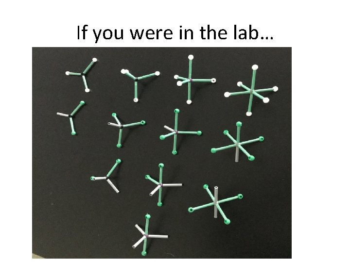 If you were in the lab… 