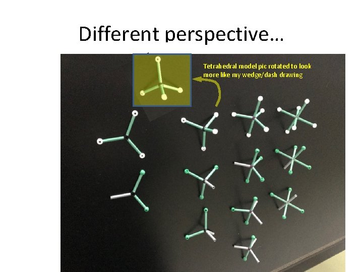 Different perspective… Tetrahedral model pic rotated to look more like my wedge/dash drawing 