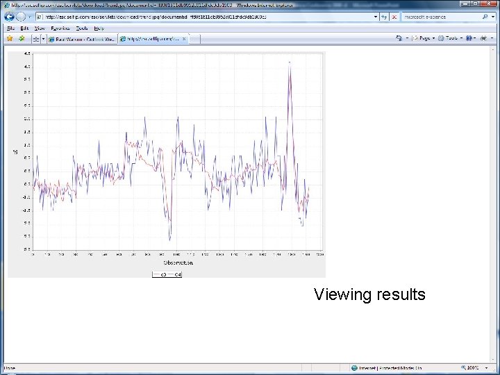 Viewing results 