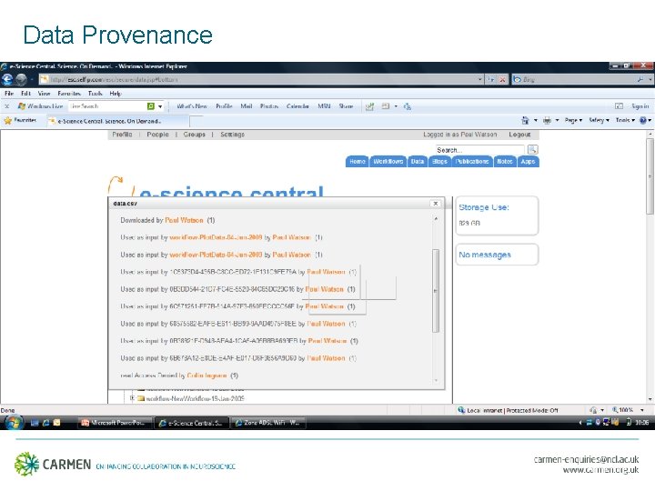 Data Provenance 