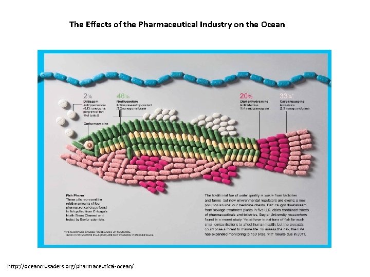 The Effects of the Pharmaceutical Industry on the Ocean http: //oceancrusaders. org/pharmaceutical-ocean/ 