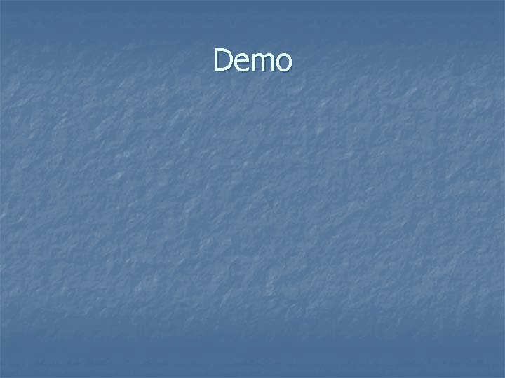 Demo 