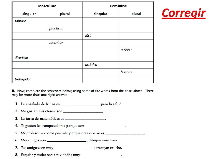 Corregir 