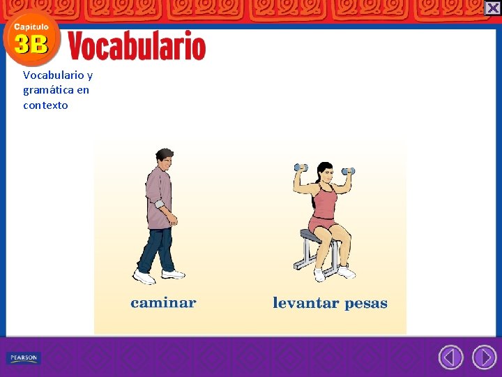 Vocabulario y gramática en contexto 