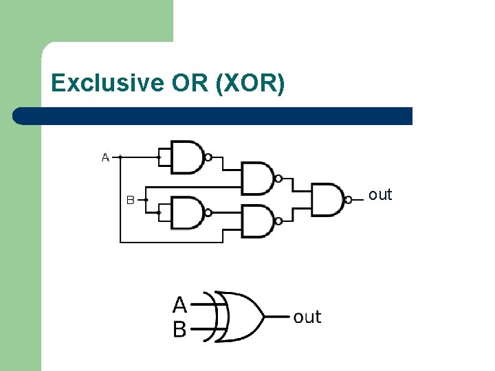 Exclusive OR (XOR) out 