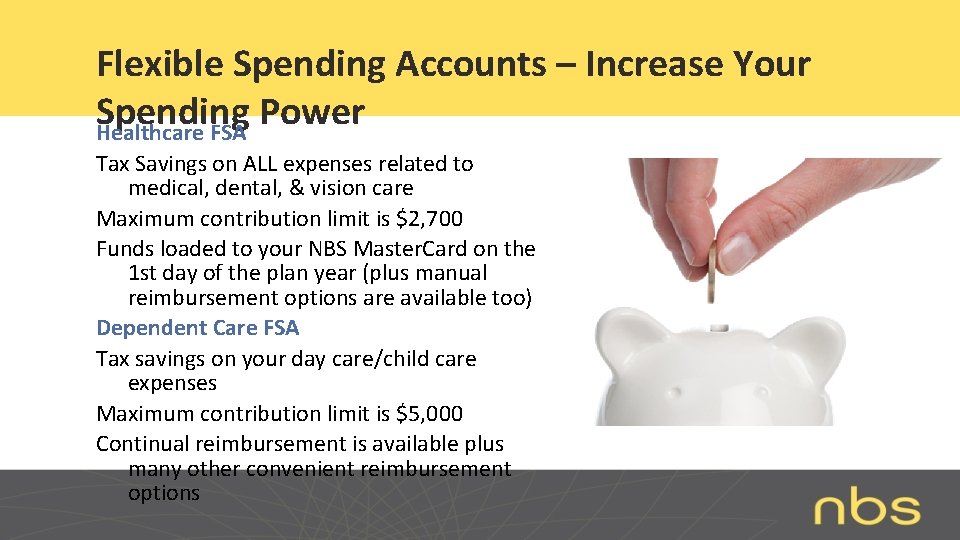 Flexible Spending Accounts – Increase Your Spending Power Healthcare FSA Tax Savings on ALL