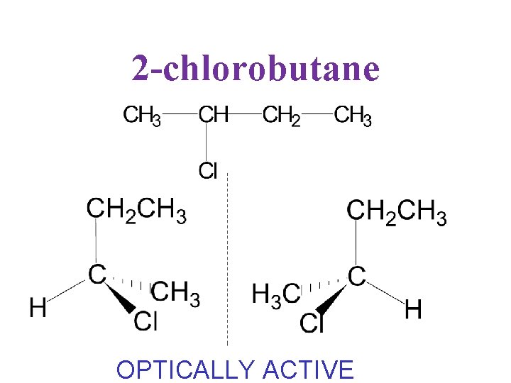 2 -chlorobutane OPTICALLY ACTIVE 