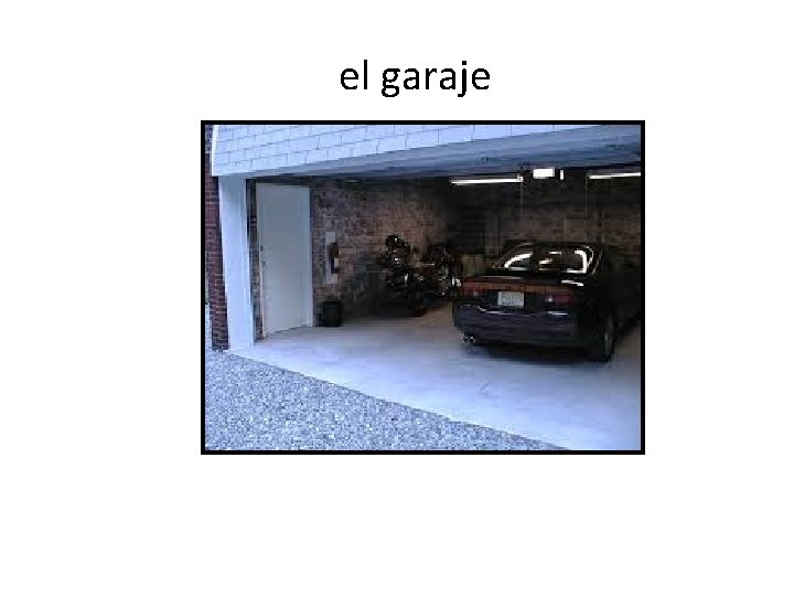 el garaje 