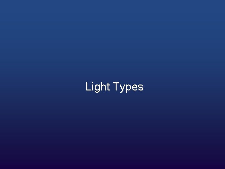 Light Types 